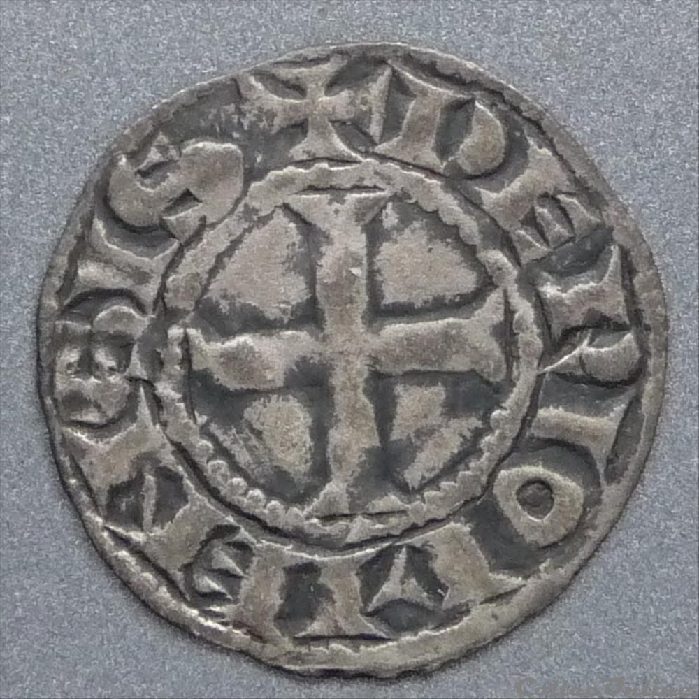 Alphonse de Poitiers (1241-1271). Denier - Coins - European Medieval