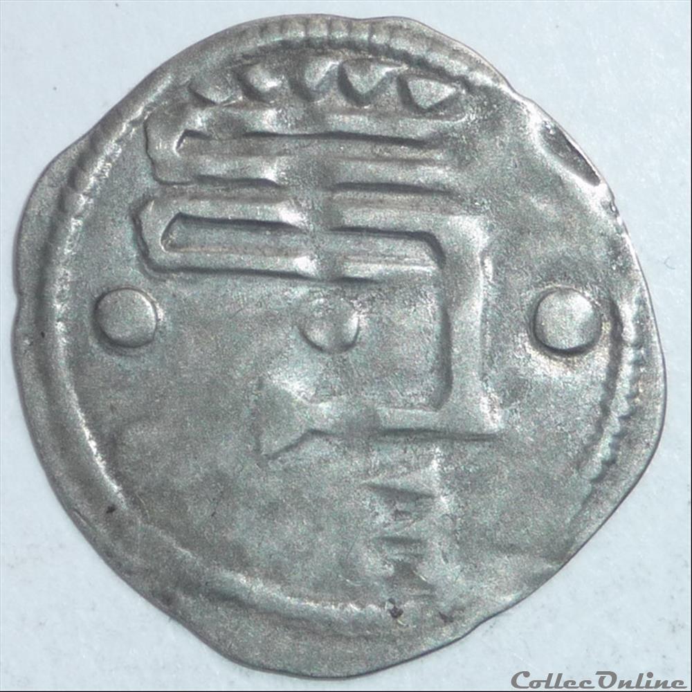 Eudes 1er ou Thibaut II (975-1004). Denier monnaie france feodale eudes 1er ou thibaut ii 975 1004 denier