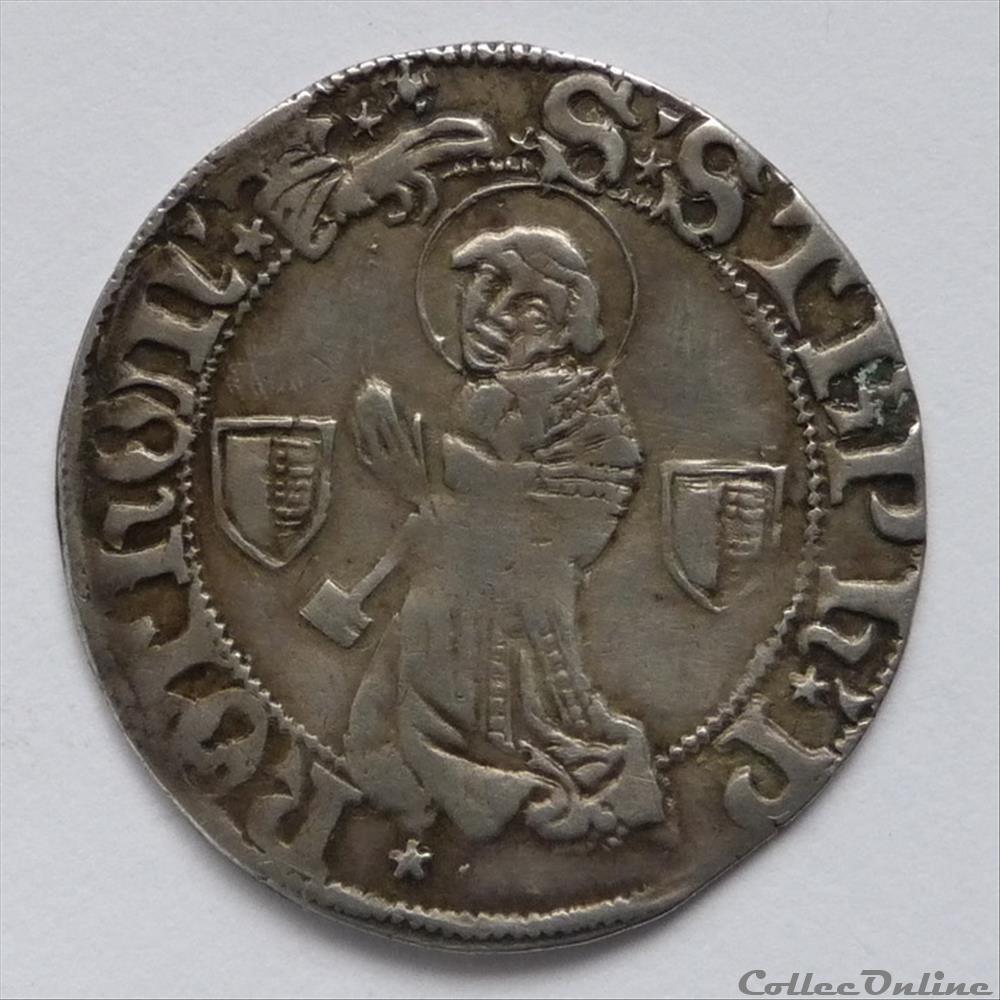 Cité de Metz (1415-1540). Gros monnaie france feodale cite de metz 1415 1540 gros