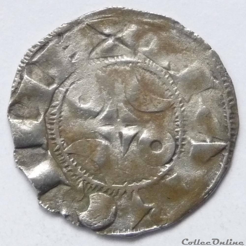 monnaie france feodale hugues ix et hugues x 1199 1249 denier