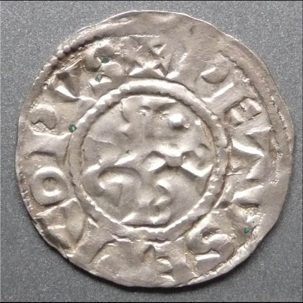 Thibaut 1er (1048-1089). Denier monnaie france feodale thibaut 1er 1048 1089 denier
