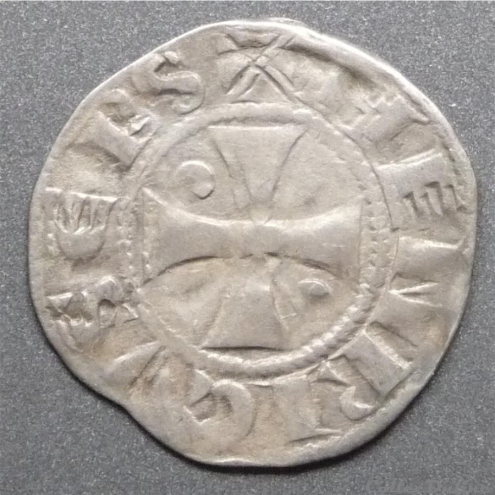 Henri de France (1149-1162) . Denier monnaie feodale henri de france 1149 1162 denier