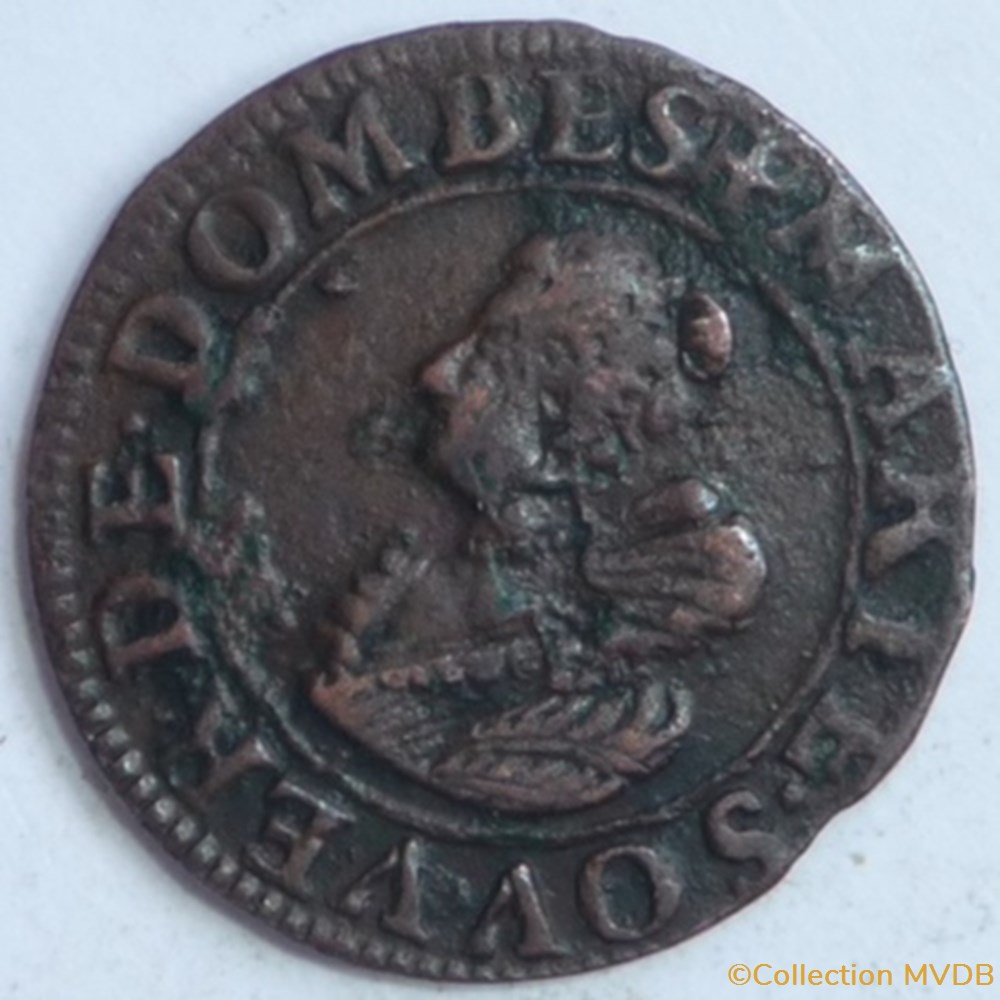 monnaies france feodales marie de montpensier 1608 1627 double tournois