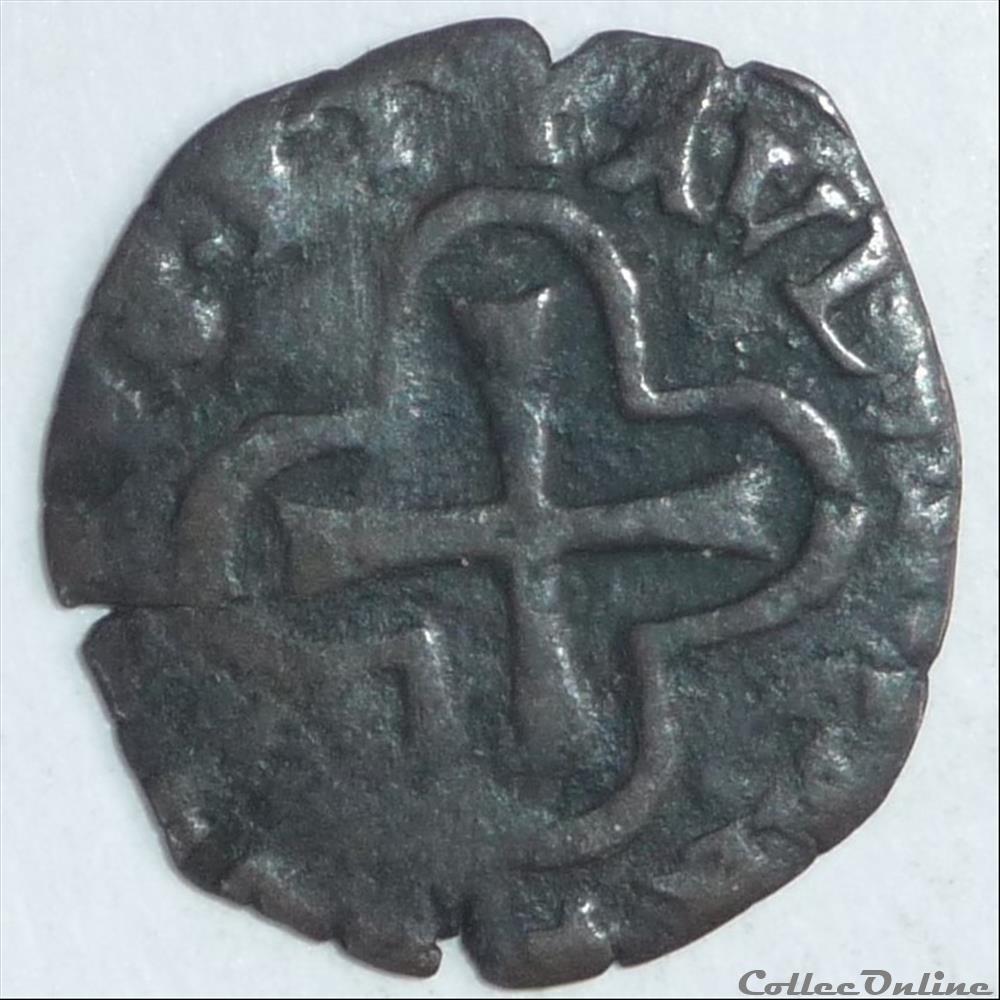 Clément VIII (1592-1605). Patard monnaie france feodale clement viii 1592 1605 patard