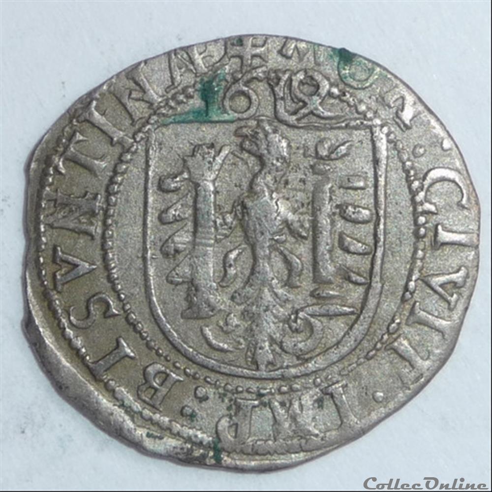 Charles Quint, monnayage posthume (1559-1675). Carolus 5ème type monnaie france feodale charles quint monnayage posthume 1559 1675 carolus 5eme type