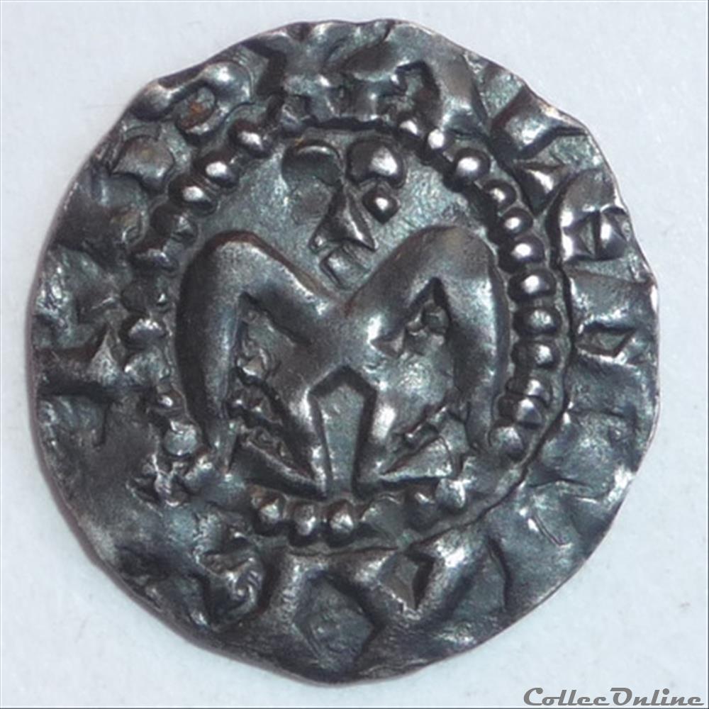 Anonymes (vers 1100-1200). Denier monnaie france feodale anonymes vers 1100 1200 denier