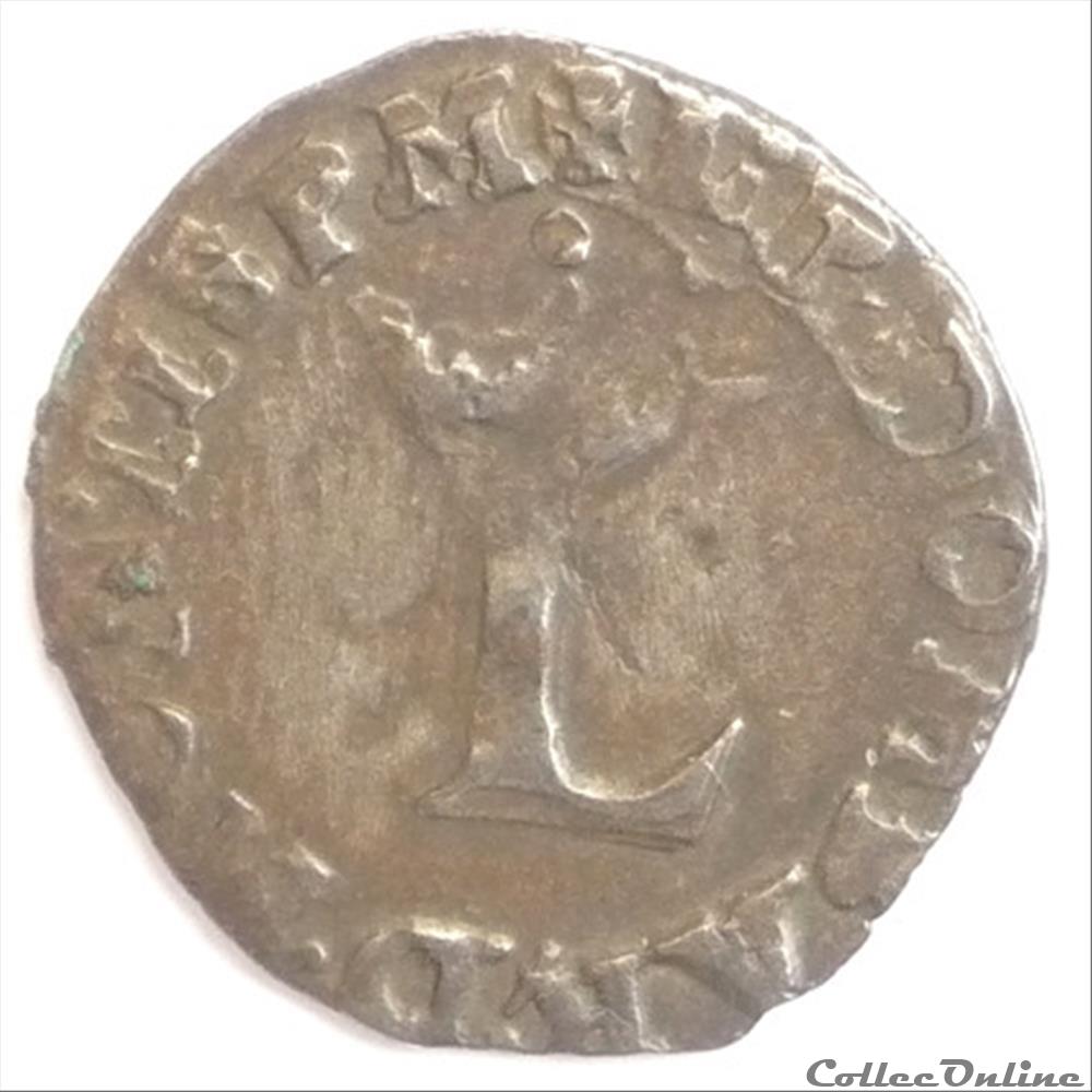 monnaie france feodale louis ii de montpensier 1560 1582 liard