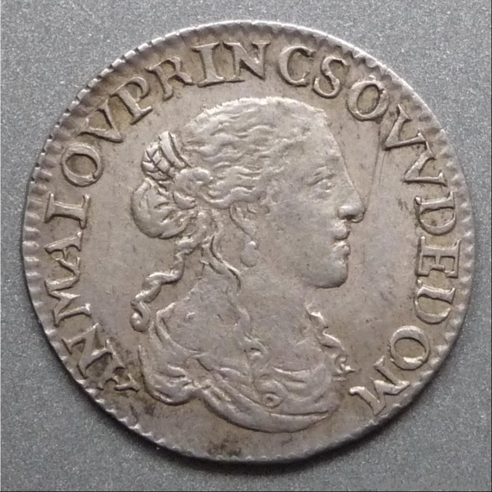 monnaie france feodale anne marie louise orleans 1650 1693 douzieme ecu
