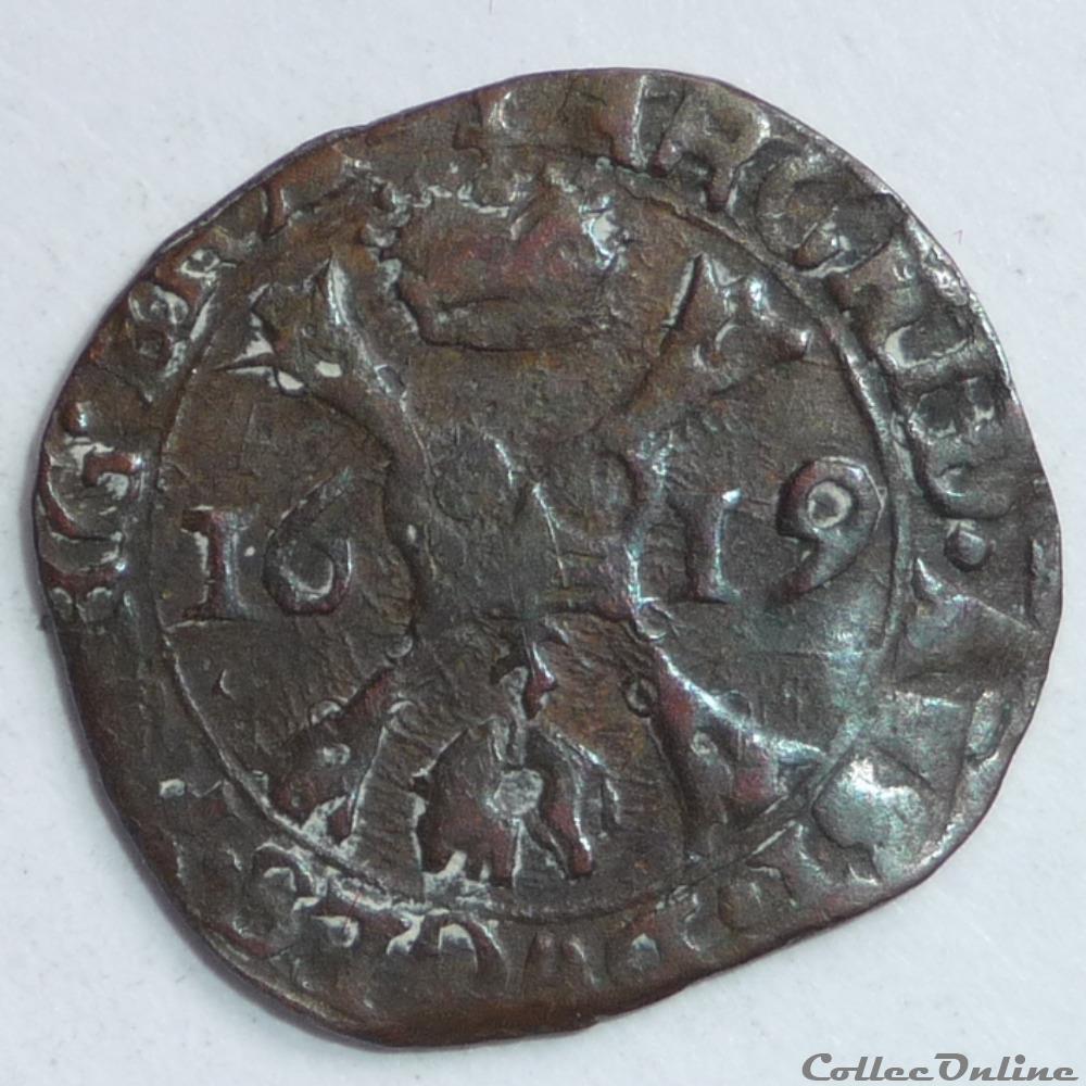 Albert et Isabelle (1598-1621) . Gigot monnaie france feodale albert et isabelle 1598 1621 gigot