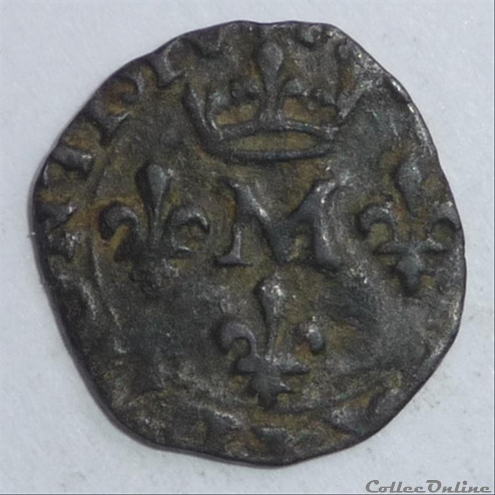 monnaie france feodale marie de montpensier 1608 1627 liard