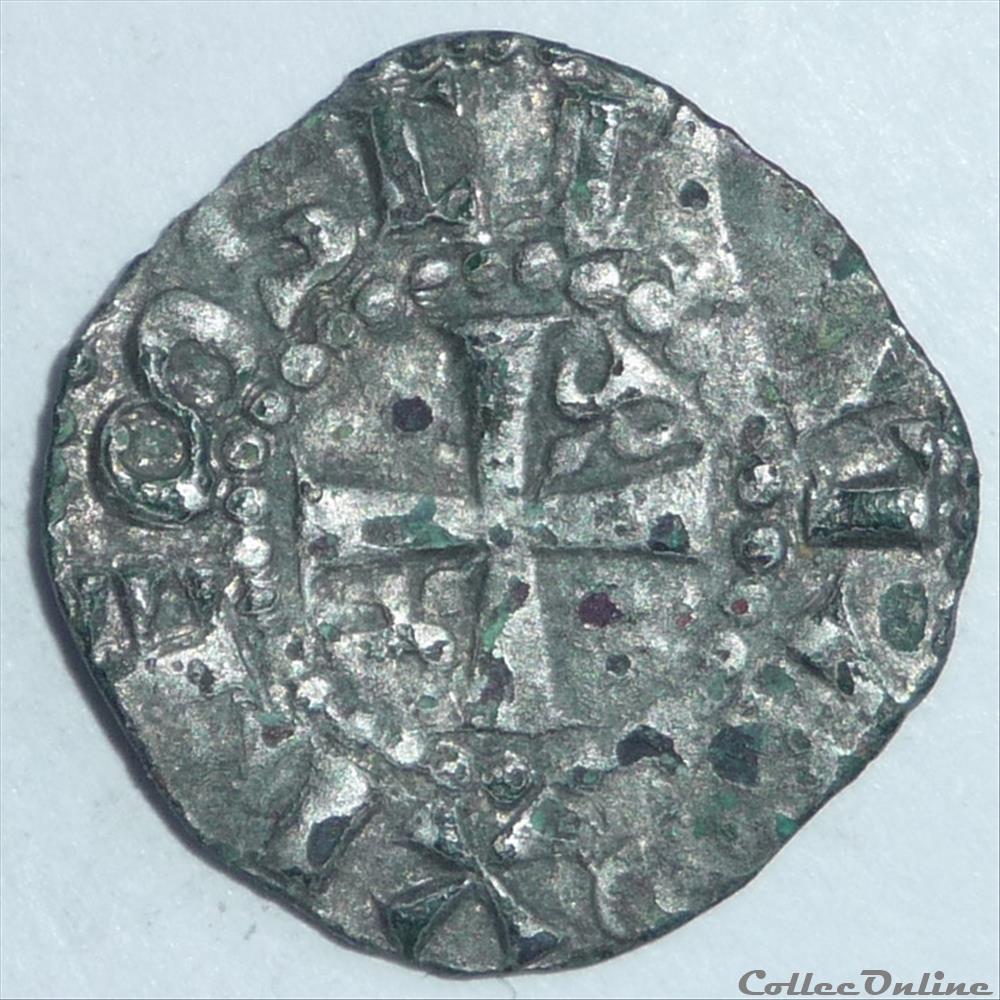 Samson de Mauvoisin (1148-1161). Denier monnaie france feodale samson de mauvoisin 1148 1161 denier