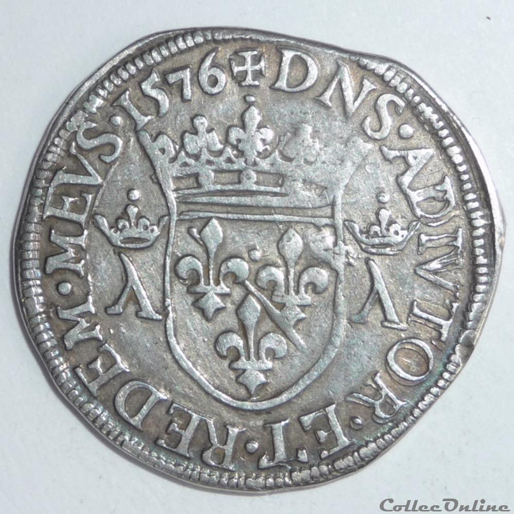 monnaie france feodale louis ii de montpensier 1560 1582 teston