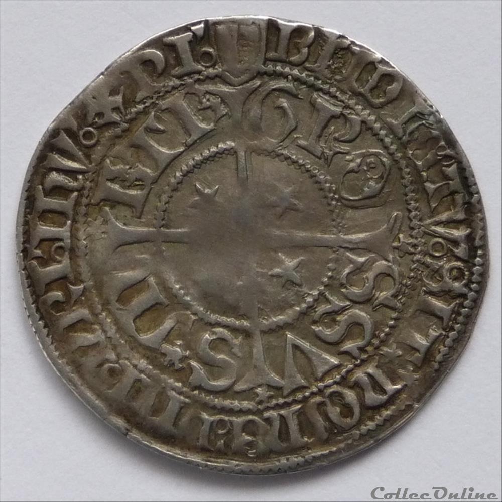 Cité de Metz (1415-1540). Gros monnaie france feodale cite de metz 1415 1540 gros