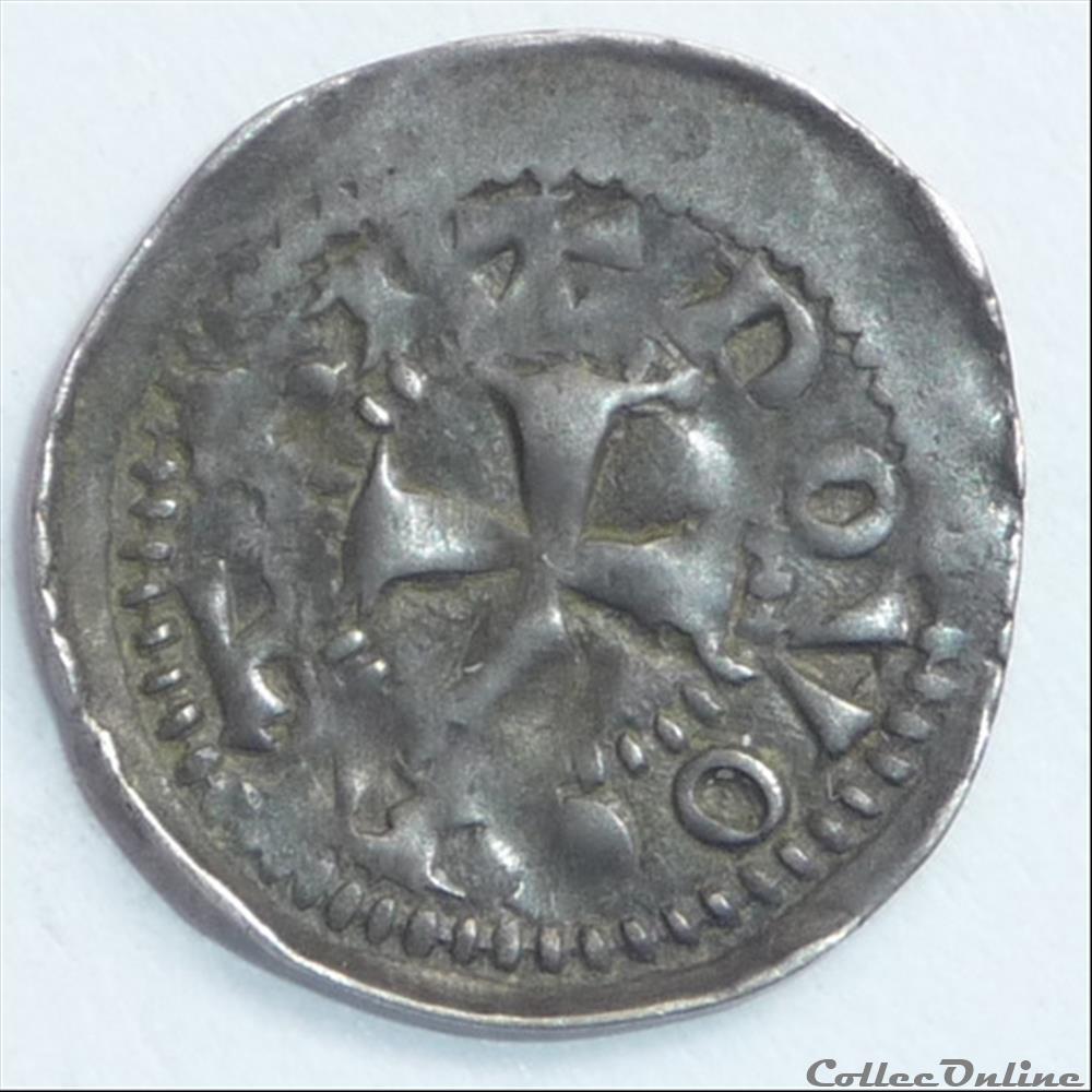 Thiébaut de Lorraine, Sire de Rumigny (1281-1303). Denier monnaie france feodale thiebaut de lorraine sire de rumigny 1281 1303 denier