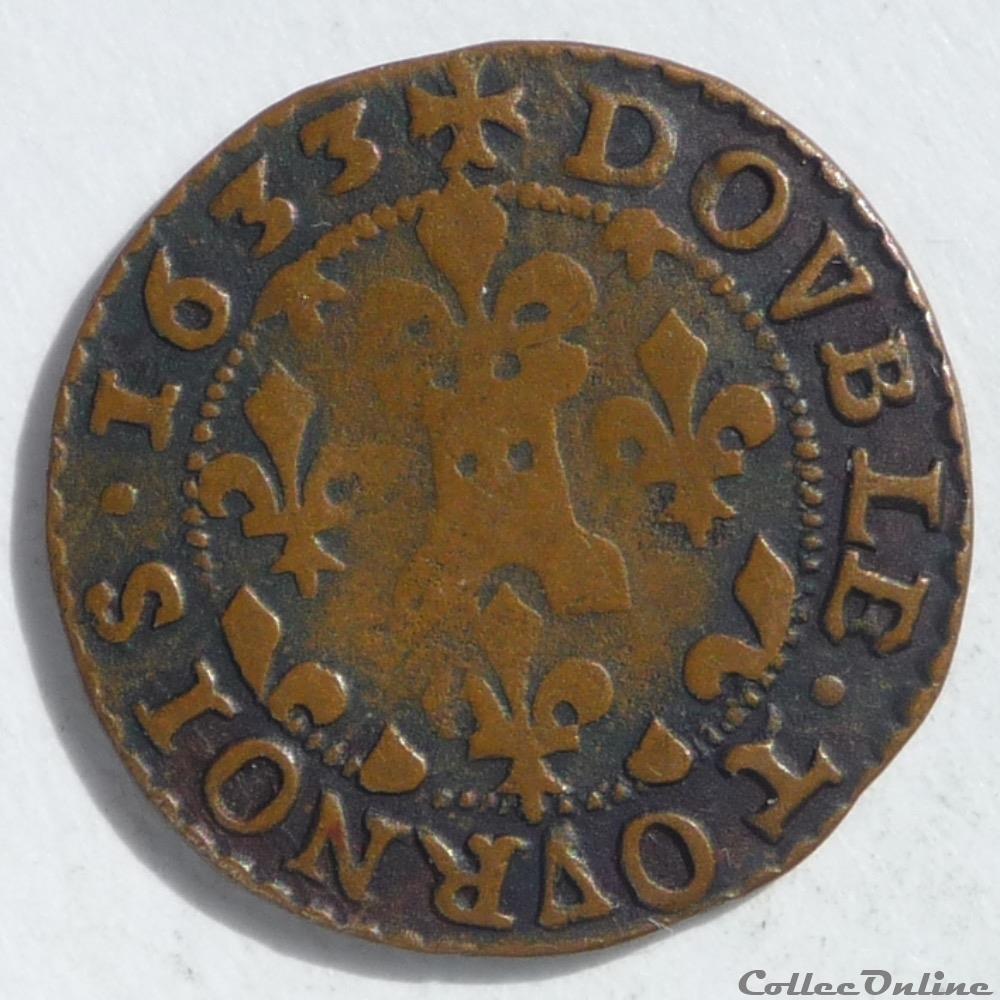monnaie france feodale frederic maurice de la tour 1623 1652 double tournois