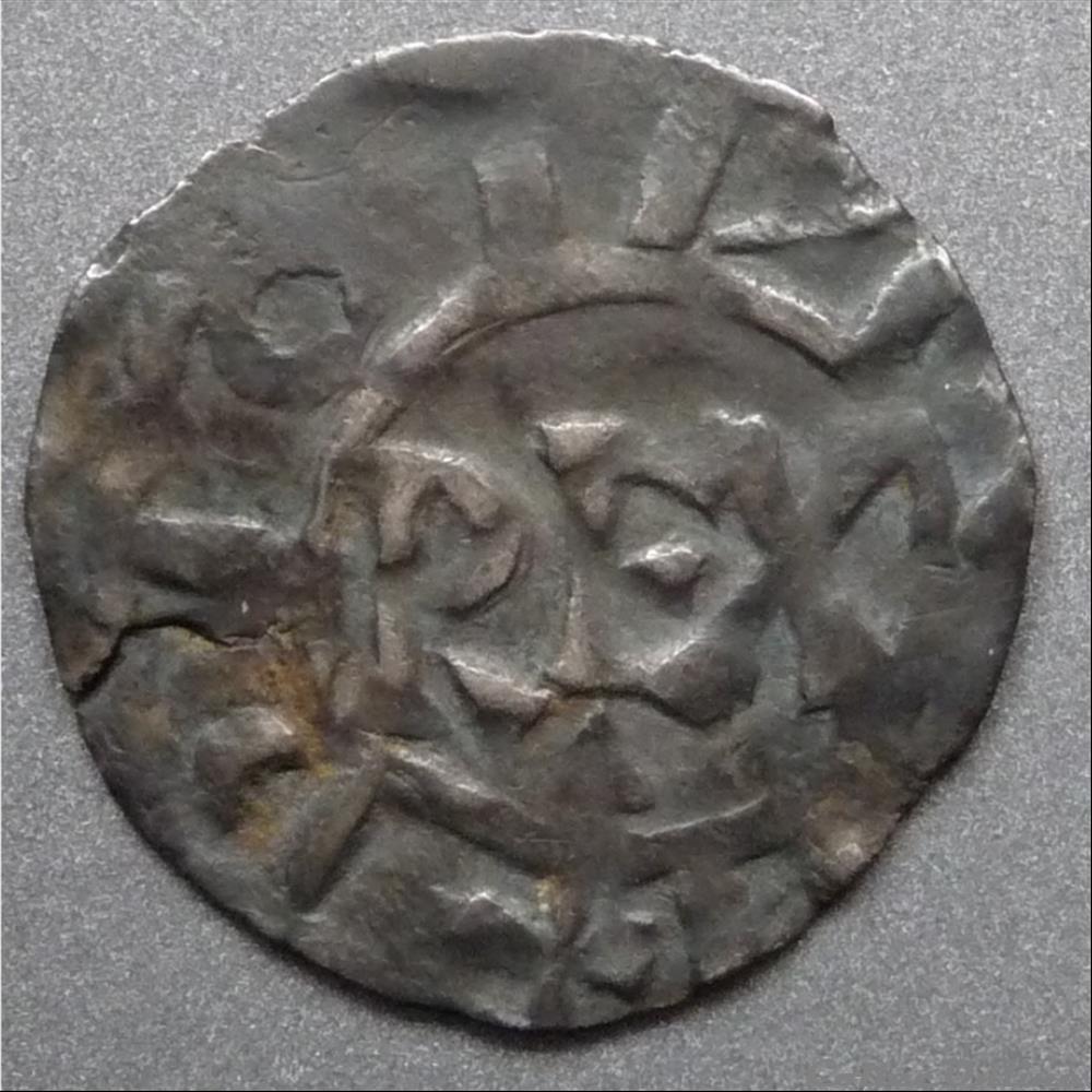 Type de Henri L' Oiseleur. Denier d'immobilisation monnaie france feodale type de henri oiseleur denier immobilisation