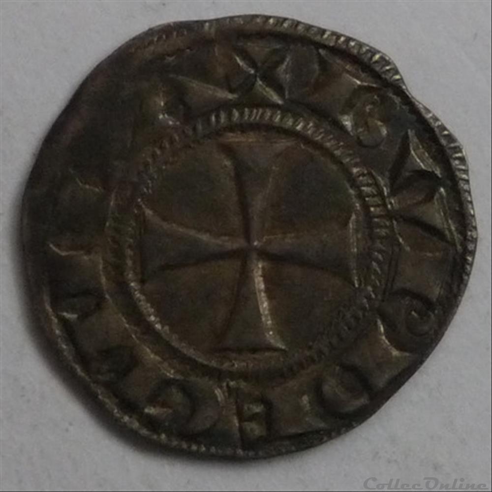Guillaume IX et Guillaume X (1086-1137). Denier monnaie france feodale guillaume ix et guillaume x 1086 1137 denier