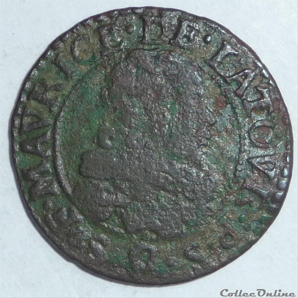 monnaie france feodale frederic maurice de la tour 1623 1652 double tournois