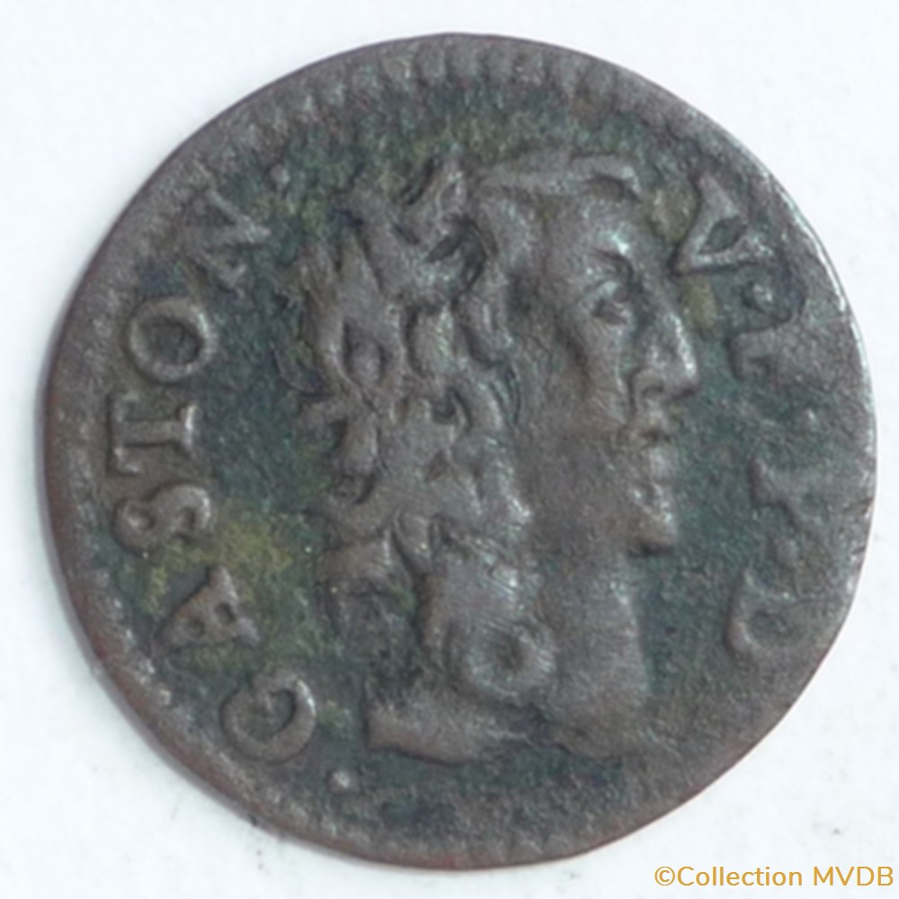 monnaie france feodale gaston orleans 1627 1650 denier tournois