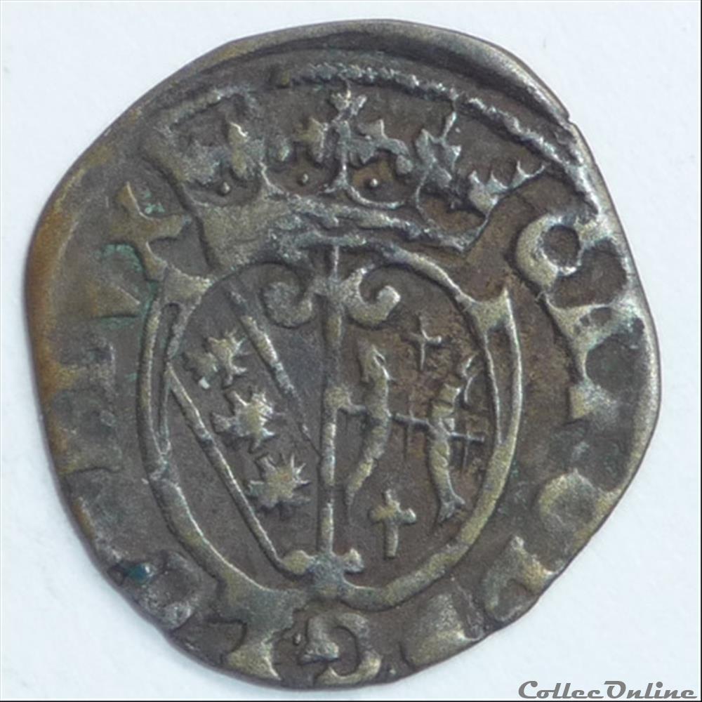 monnaie france feodale charles iii 1545 1603 demi gros
