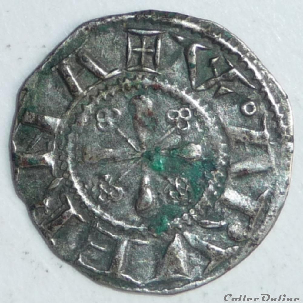Anonymes (XIIIème siècle). Obole monnaie france feodale anonymes xiiieme siecle obole