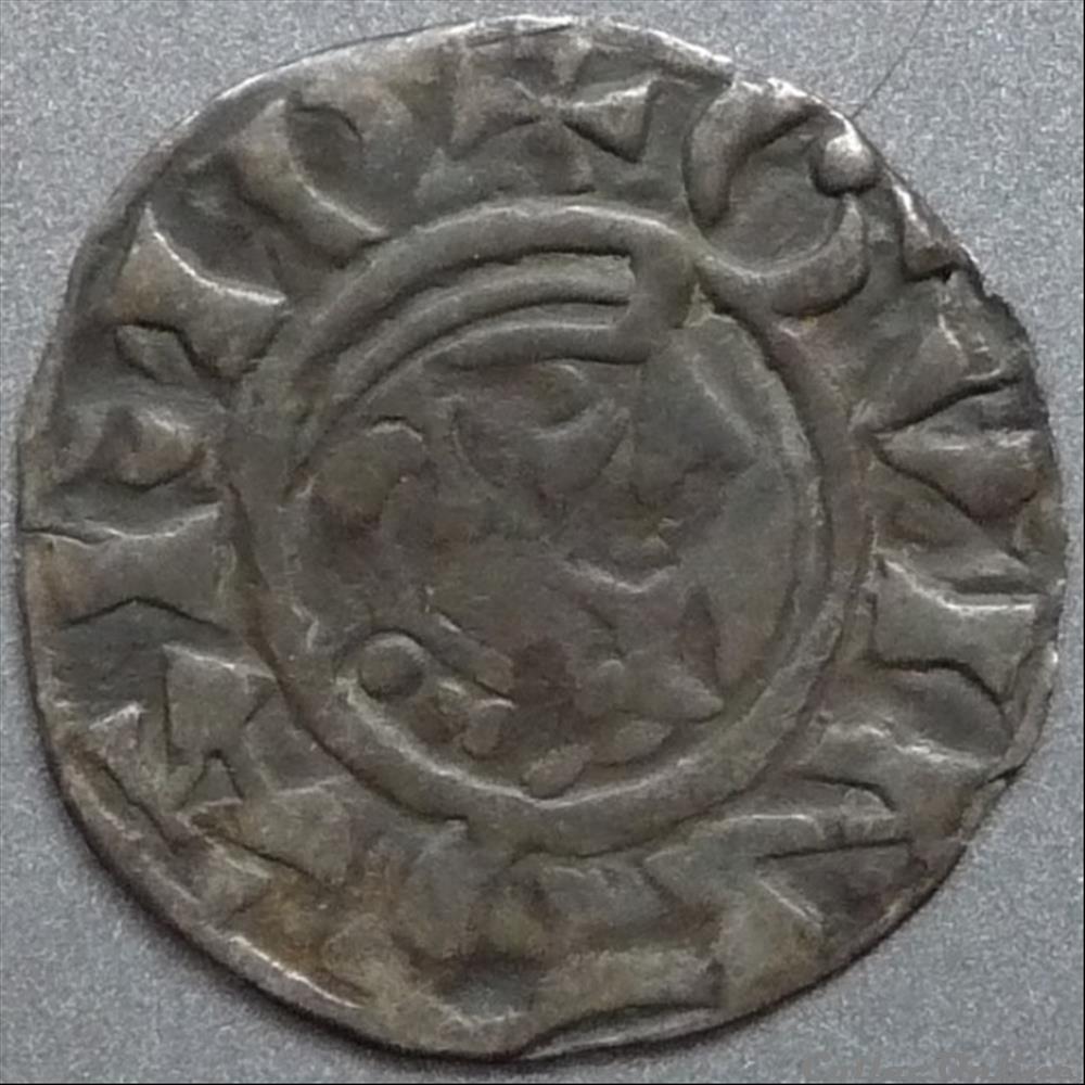 Monnayage immobilsé d' Etienne (XIIème siècle). Denier monnaie france feodale monnayage immobilse etienne xiieme siecle denier