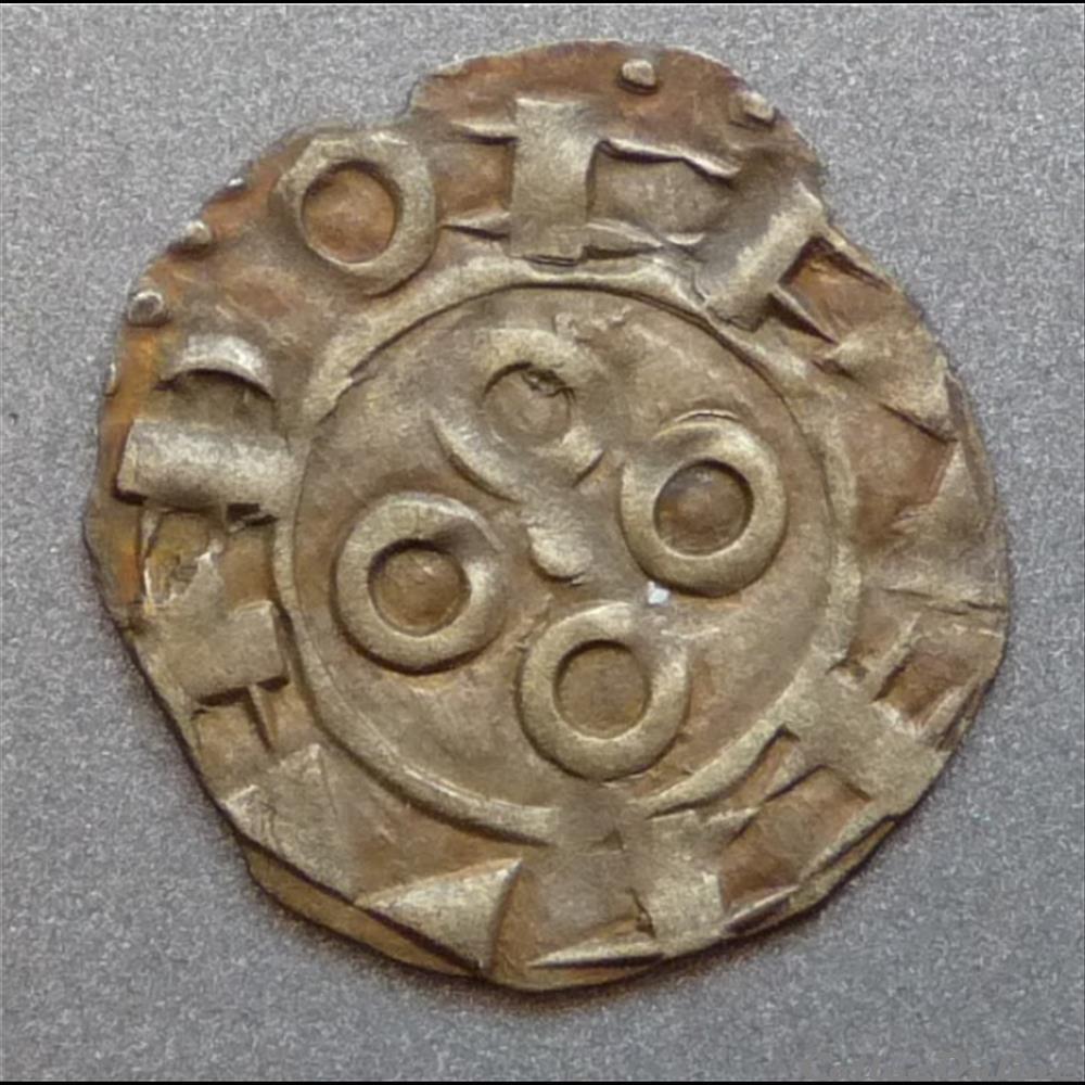 Anonyme (XIIème & XIIIéme siècle). Obole monnaie france feodale anonyme xiieme xiiieme siecle obole