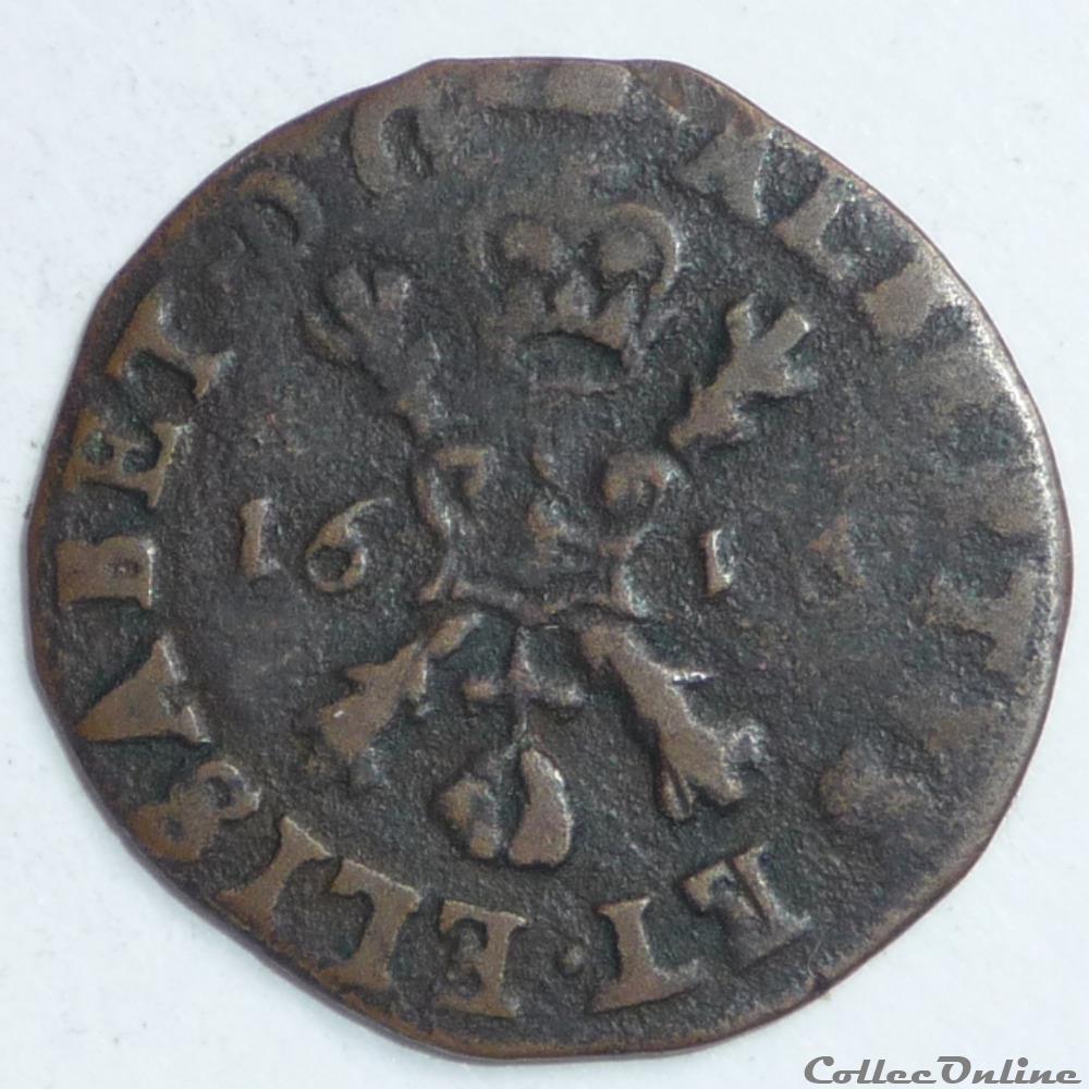 Albert et Isabelle (1598-1621) . Gigot monnaie france feodale albert et isabelle 1598 1621 gigot
