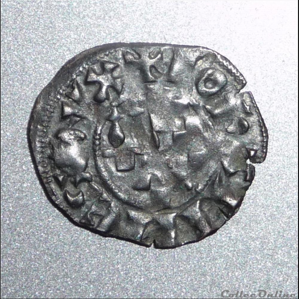 Jean II (1286-1305). Obole monnaie france feodale jean ii 1286 1305 obole