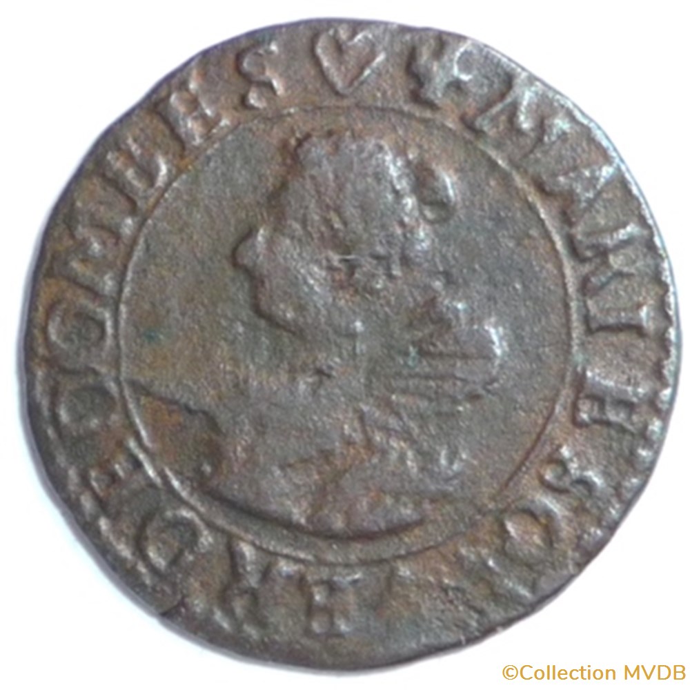 monnaies france feodales marie de montpensier 1608 1627 double tournois