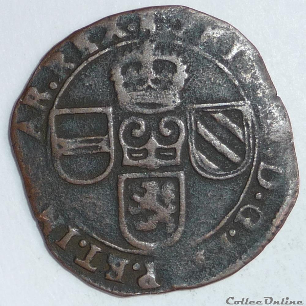 Philippe IV (1621-1665) . Liard monnaie france feodale philippe iv 1621 1665 liard