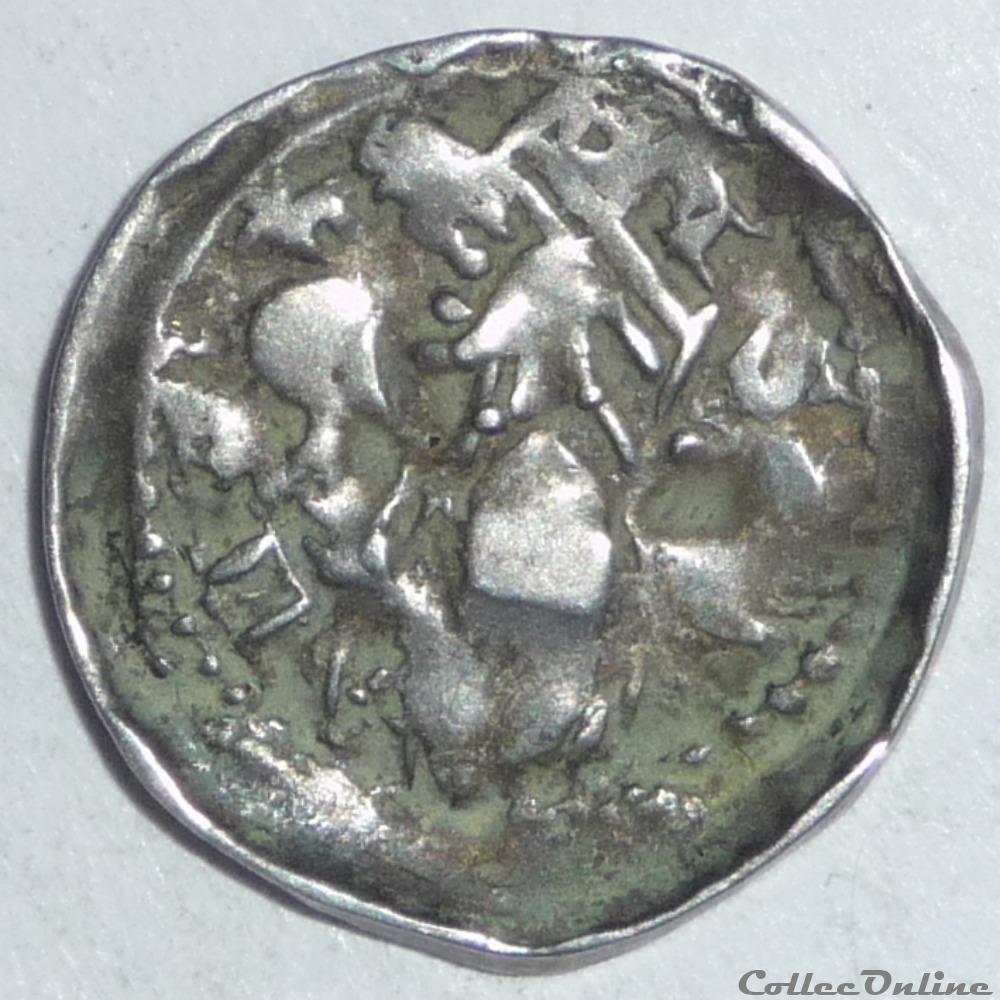 Jean 1er d' Apremont (1224-1238). Denier monnaie france feodale jean 1er apremont 1224 1238 denier
