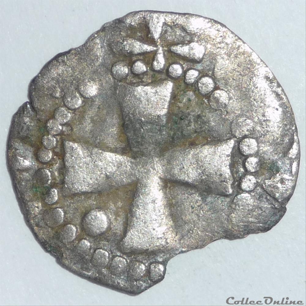 Type de Henri L' Oiseleur. Denier d'immobilisation monnaie france feodale type de henri oiseleur denier immobilisation