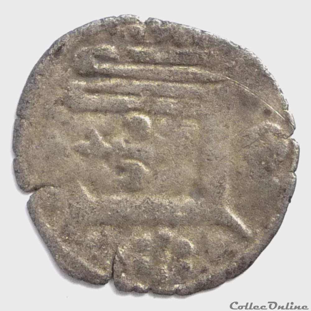 Charles de Valois (1293-1319). Obole 2 monnaie france feodale charles de valois 1293 1319 obole