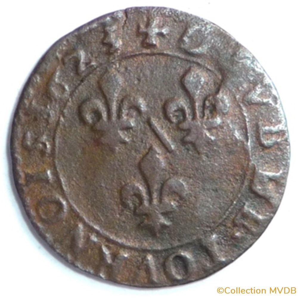 monnaies france feodales marie de montpensier 1608 1627 double tournois