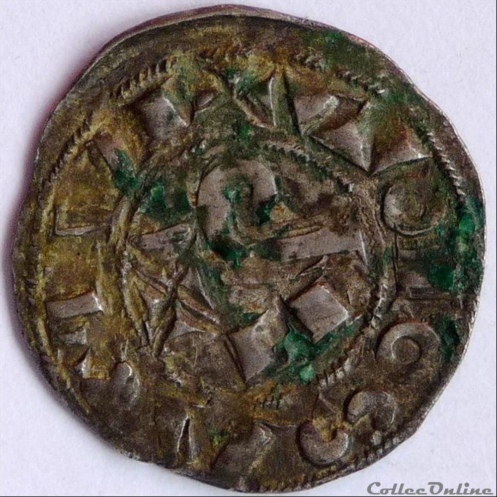 Raimond V, VI, VII (1148-1249). denier monnaie france feodale raimond v vi vii 1148 1249 denier