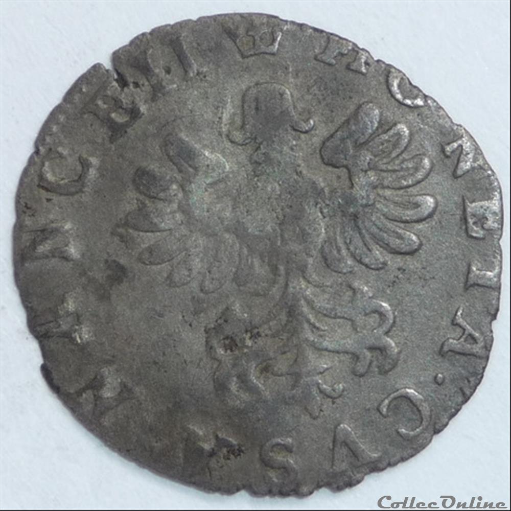 Charles IV (1625-1634/1661-1670). Gros monnaie france feodale charles iv 1625 1634 1661 1670 gros