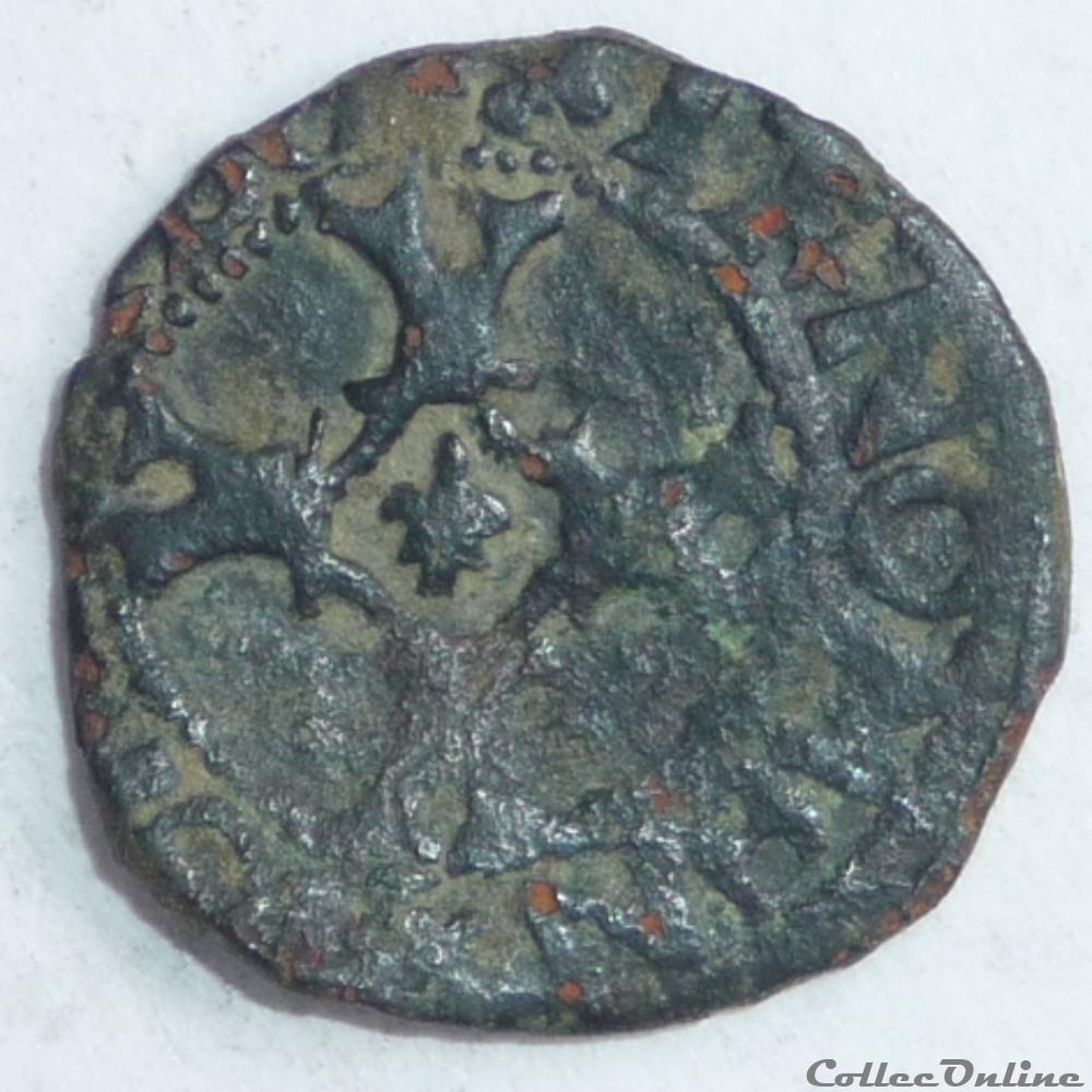 Charles-Quint (1506-1555) - Double mite monnaie france carolingienne charles quint 1506 1555 double mite
