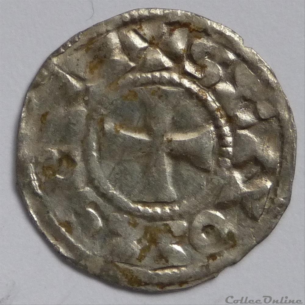 monnaie france feodale fromont ii 999 1012 ou renard ii 1012 1055 denier