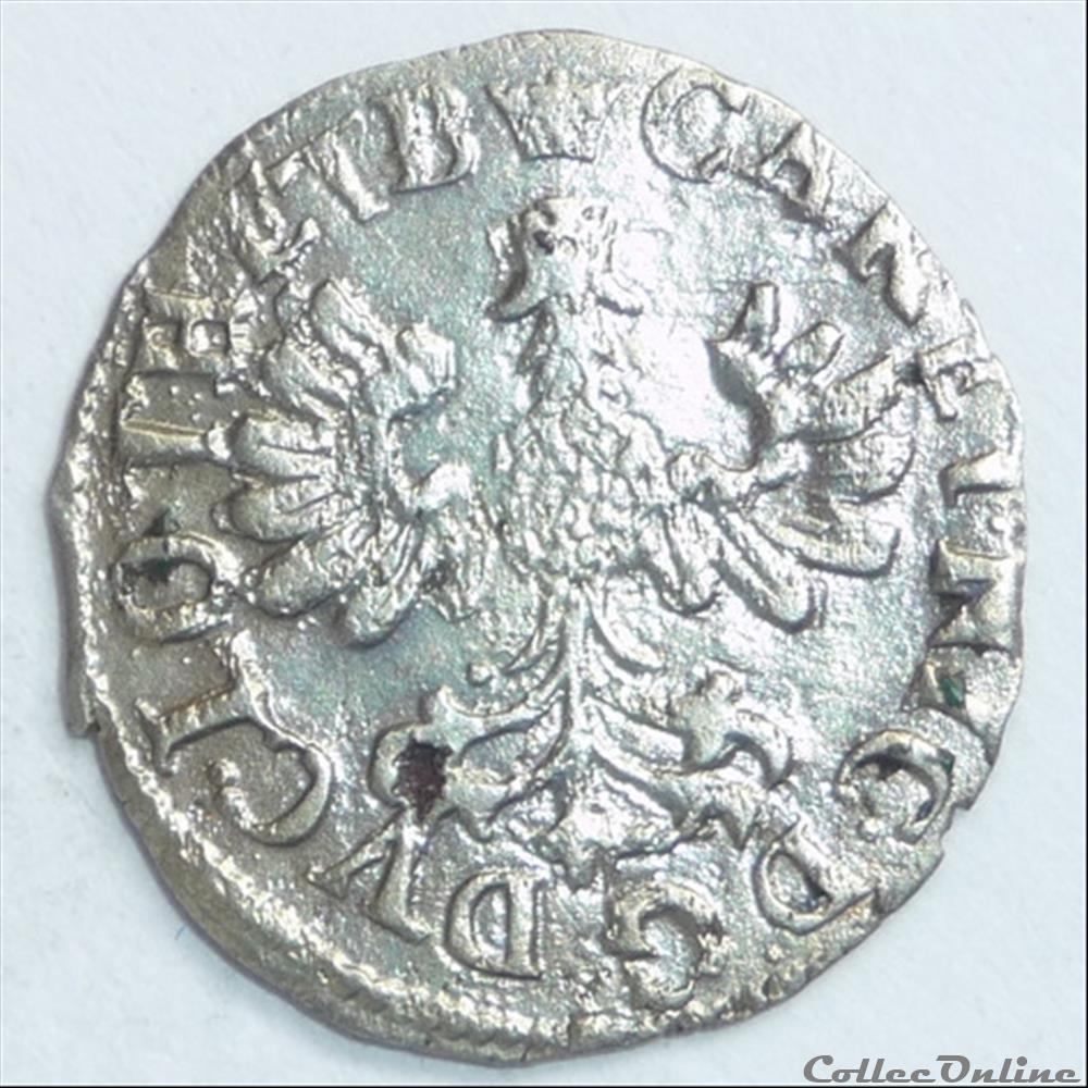 Charles IV et Nicole (1624-1625). Gros monnaie france feodale charles iv et nicole 1624 1625 gros