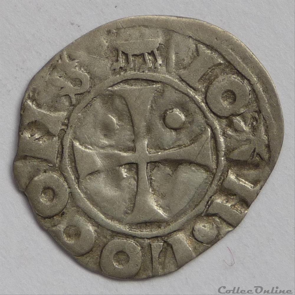 Jean 1er de Grailly, Centulles (1412-1436): Denier monnaie france feodale jean 1er de grailly centulles 1412 1436 denier