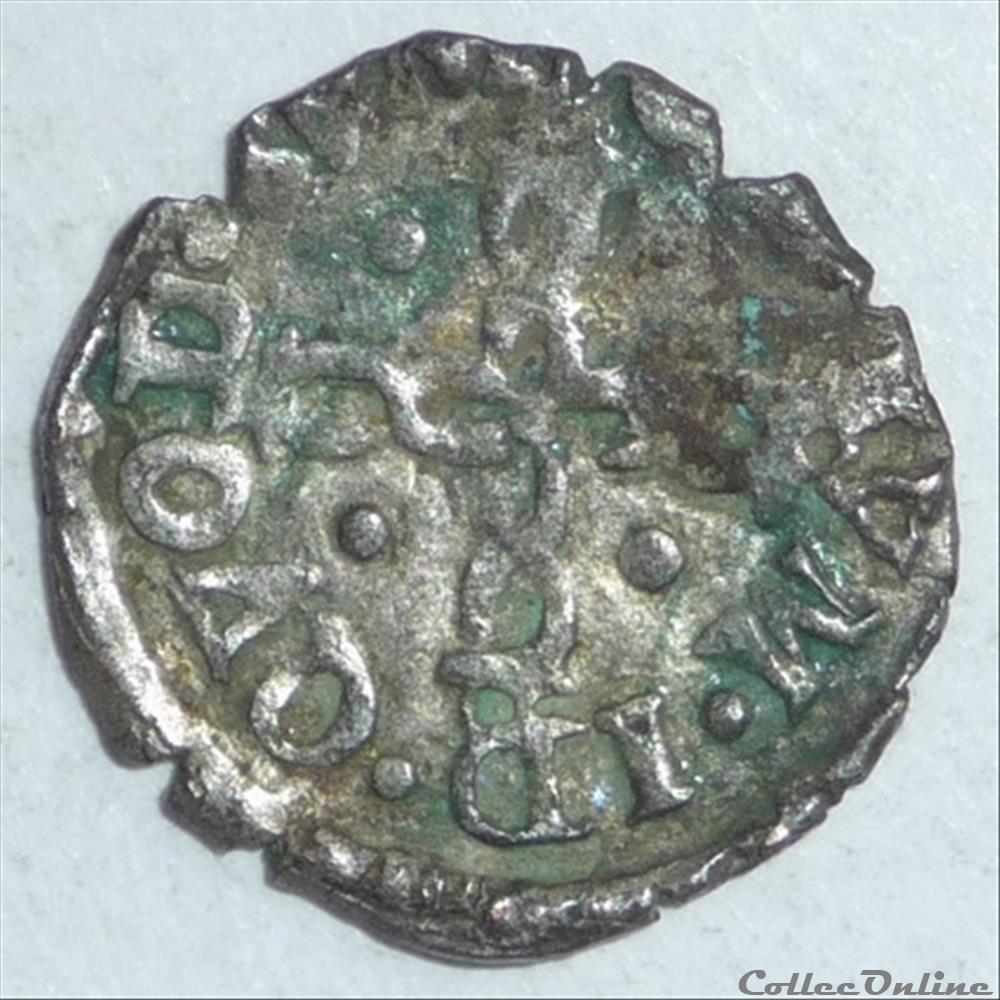 monnaie france feodale henri ii et marguerite de valois 1572 1589 liard