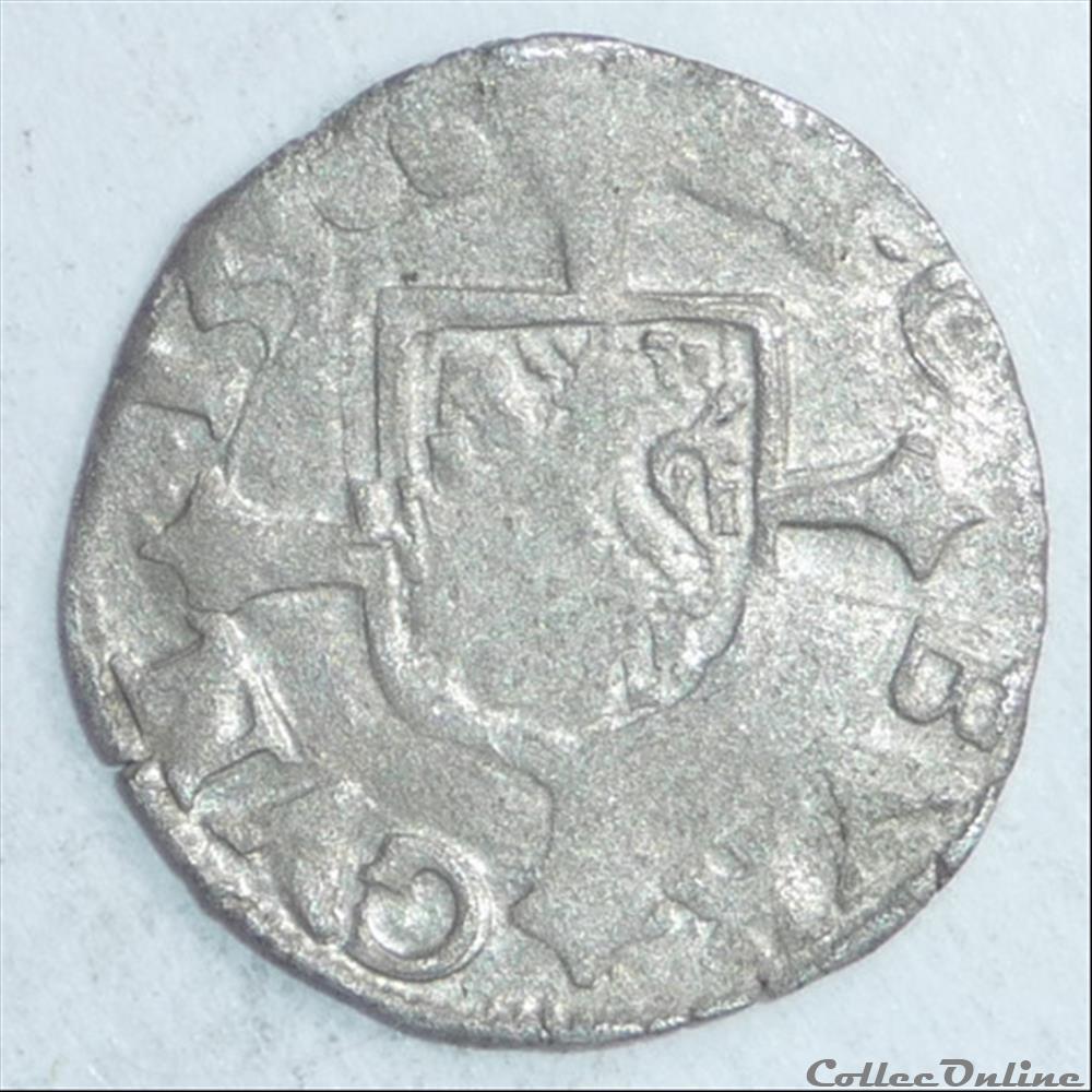 Philippe II (1556-1598). Demi-carolus monnaie france feodale philippe ii 1556 1598 demi carolus