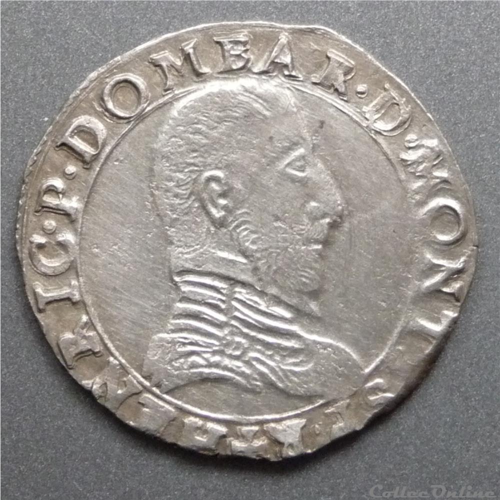 Henri II de Montpensier (1592-1608). Demi-teston monnaie france feodale henri ii de montpensier 1592 1608 demi teston