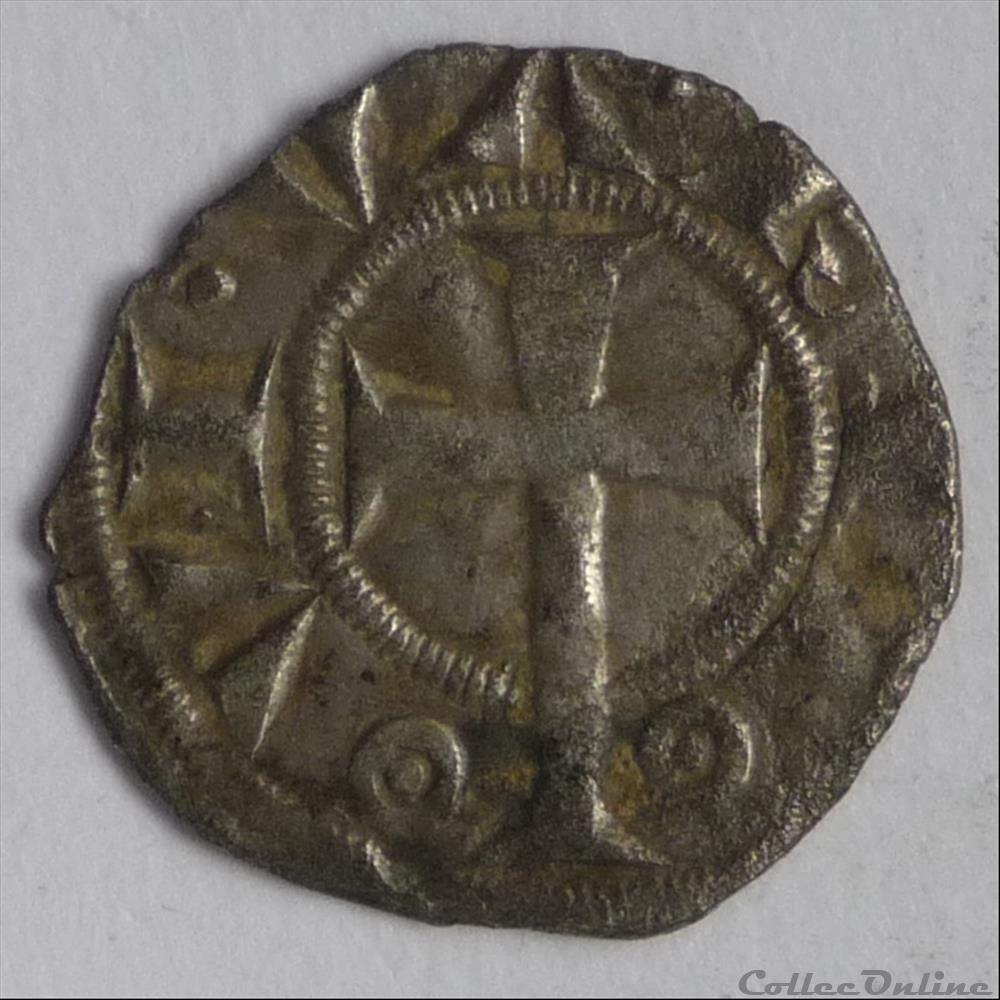 Monnaie anonyme (XII/XIIIème siècle). Denier monnaies europe medievale france feodales monnaie anonyme xii xiiieme siecle denier