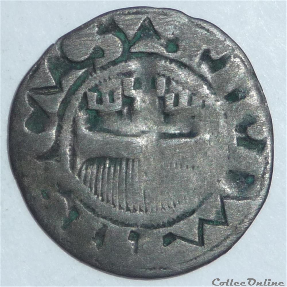 Thibaut IV (1201-1253). Denier monnaie france feodale thibaut iv 1201 1253 denier