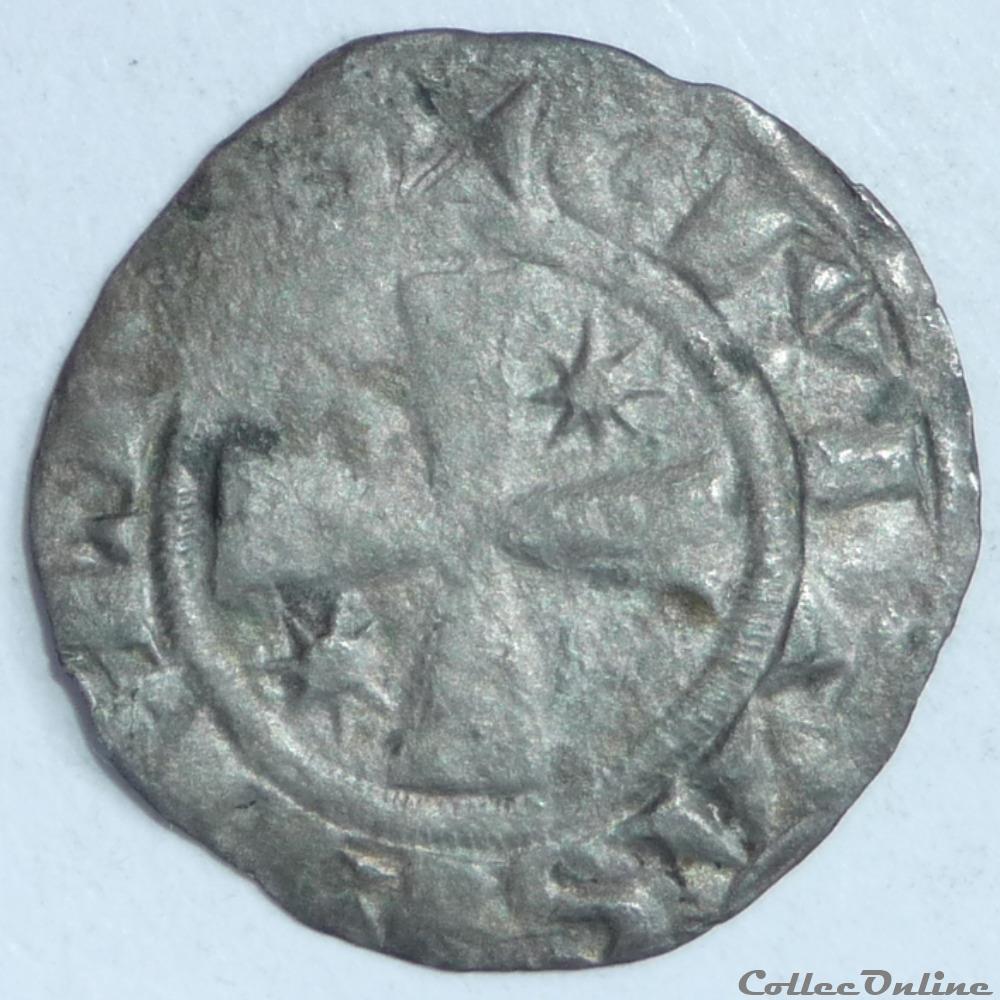 Renaud (1158-1161). Denier monnaie france feodale renaud 1158 1161 denier