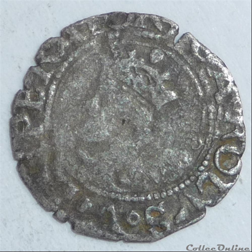 Charles Quint, monnayage posthume (1559-1675). Blanc monnaie france feodale charles quint monnayage posthume 1559 1675 blanc