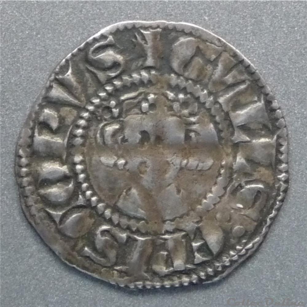 Guillaume I de Hainaut (1292-1296) . Esterlin monnaie france feodale guillaume i de hainaut 1292 1296 esterlin