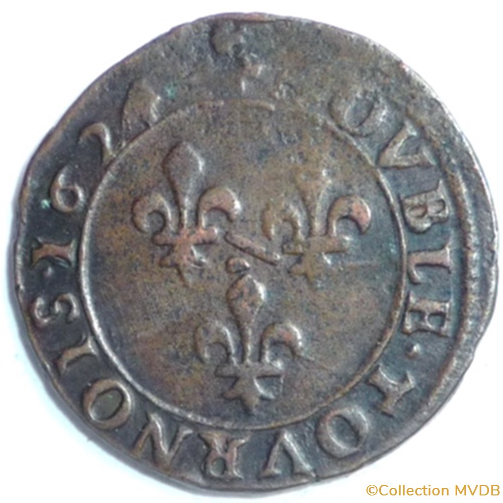 monnaies france feodales marie de montpensier 1608 1627 double tournois